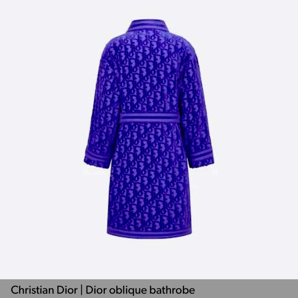 Christian Dior Bathrobe oblique
